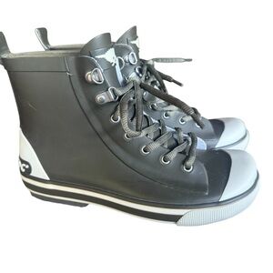 ROCKET DOG WOMEN'S WATERPROOF RAINDROP CHELSEA BOOTS OLIVE SIZE 6.5